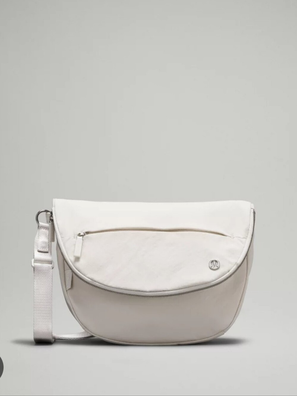 lululemon athletica White Crossbody Saddle Bag